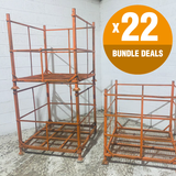 Used Metal Stillage Cages - x22 UNIT BUNDLE DEAL - SAVE 10%