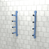Heavy duty wall mounted cantilever racking system